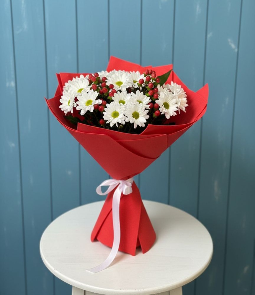 Букет цветов из: Хризантемы в Раевской