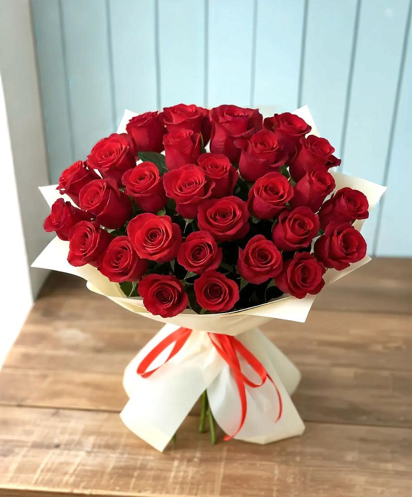 Букет 29 Красных роз в Раевской