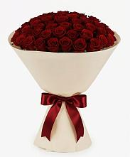 Букет 101 Бордовая роза Блэк Бакарра в Раевской