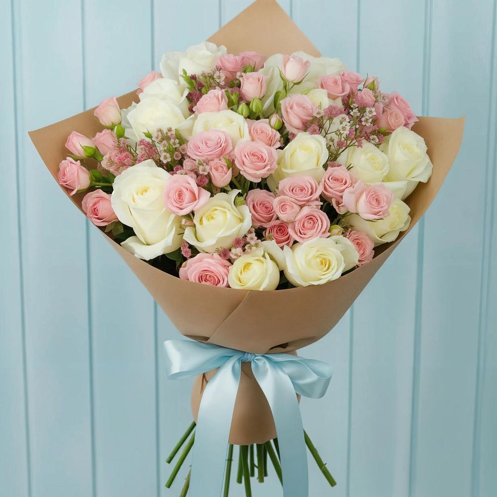 Букет цветов из: Розы в Раевской