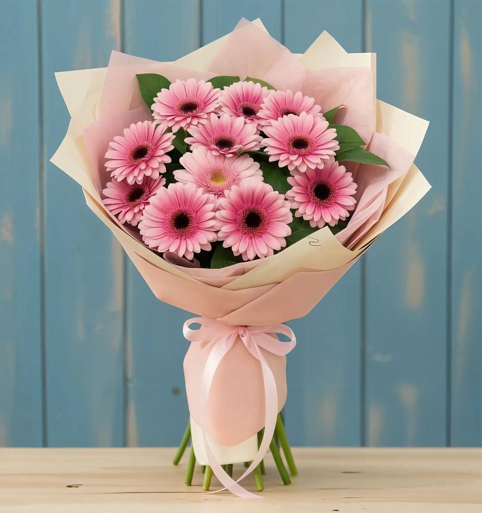 Букет цветов из: Герберы в Раевской