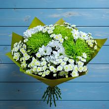 Букет цветов из:  Хризантемы #REPLACE_PRED# Раевской