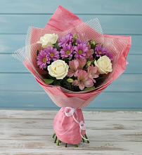 Букет цветов из:  Герберы #REPLACE_PRED# Раевской