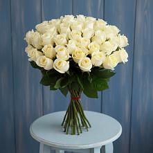 Букет 51 Белая роза Эдлесс Лав #REPLACE_PRED# Раевской