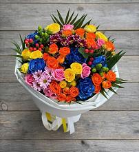 Букет цветов из:  Розы и Хризантемы в Раевской