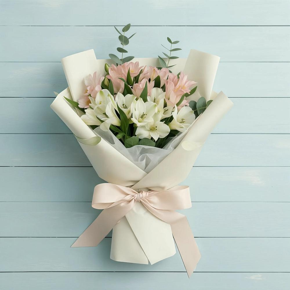 Букет цветов из: Альстромерии в Раевской