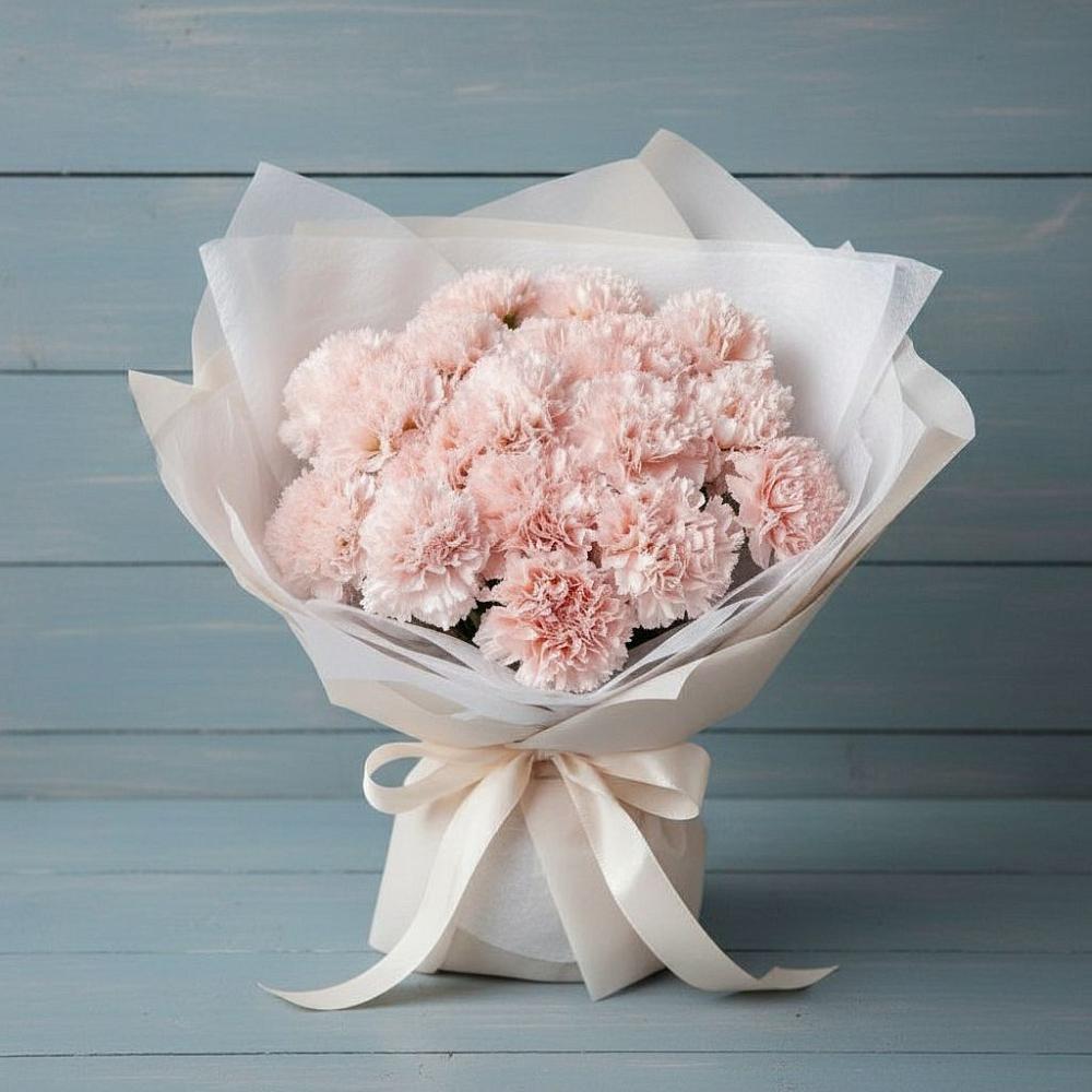 Букет цветов из: Гвоздики в Раевской